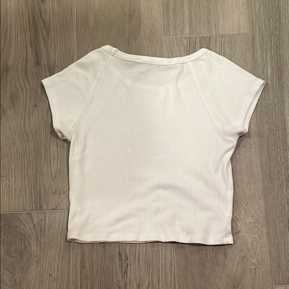 Hashttag Girls White Top Size Small - Picture 2 of 5